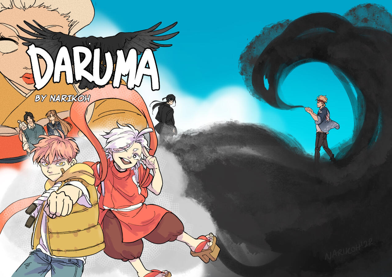 DARUMA Manga Cover illustration