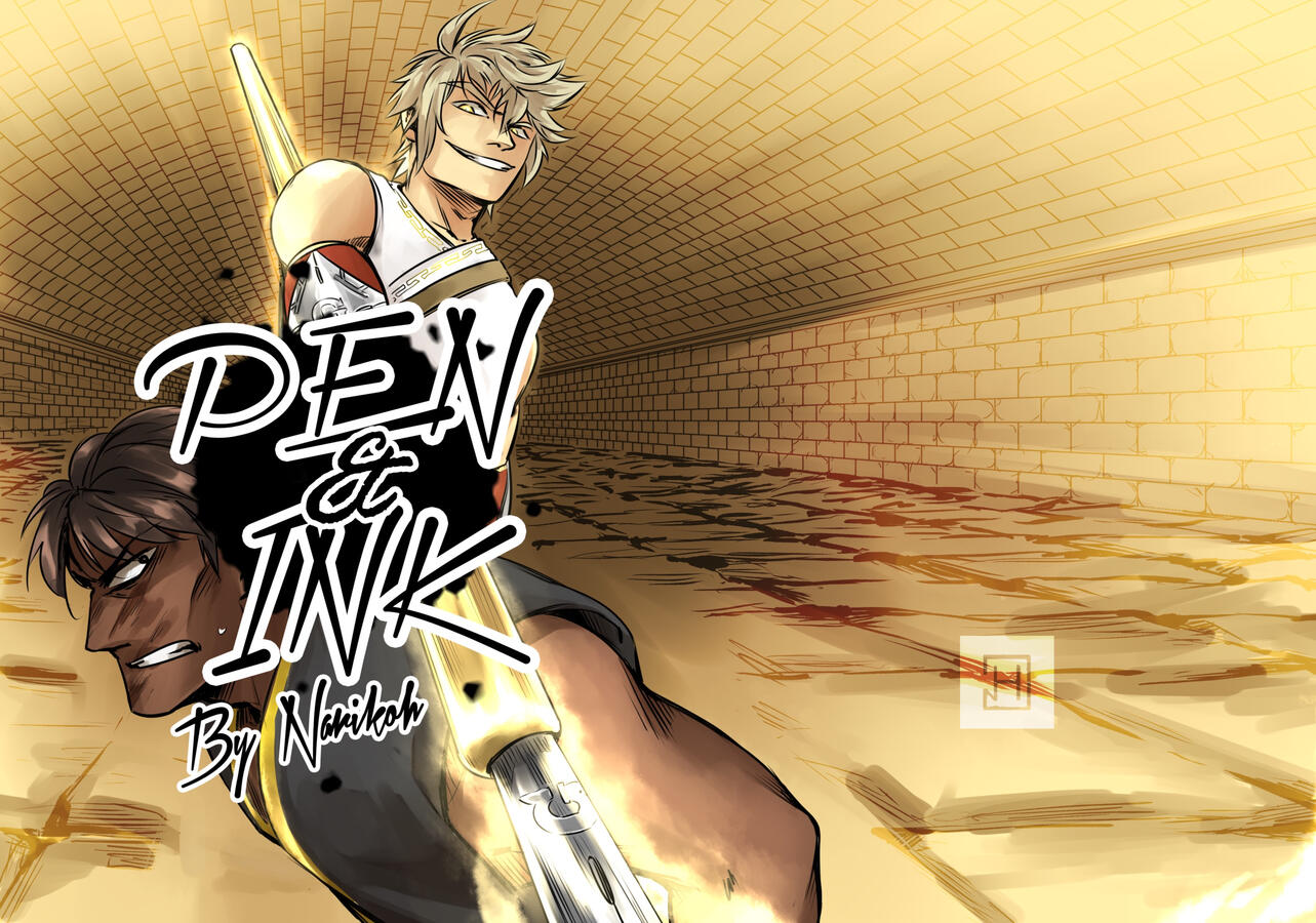PEN & INK Manga Cover illustration